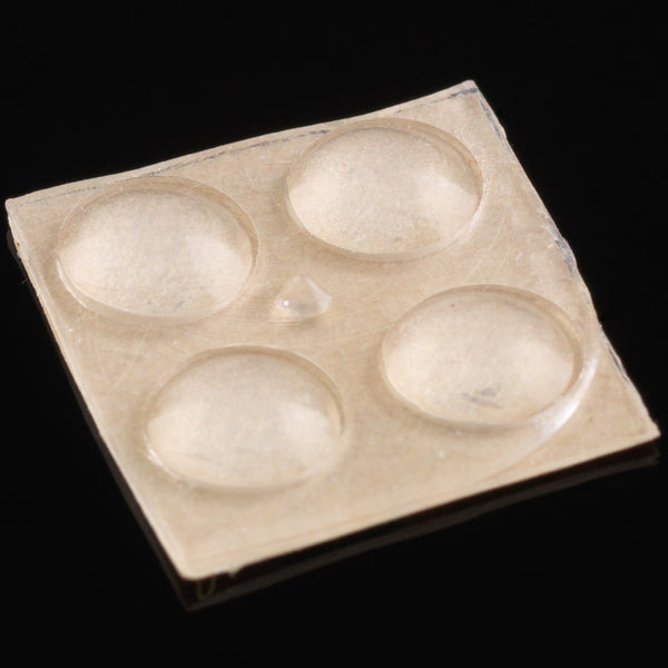 Small Self adhesive sticky feet - card of 4