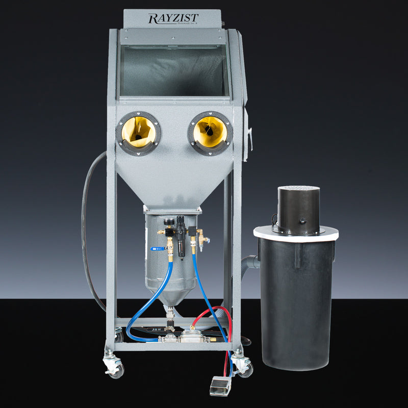 9831.01A  1924 Sandblasting Cabinet, Sandcarving Pressure Pot System