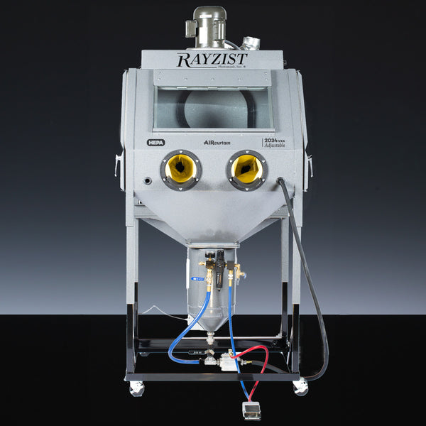 9831.02A 2034VXA Sandblasting Cabinet, Pressure Pot Sandcarving System