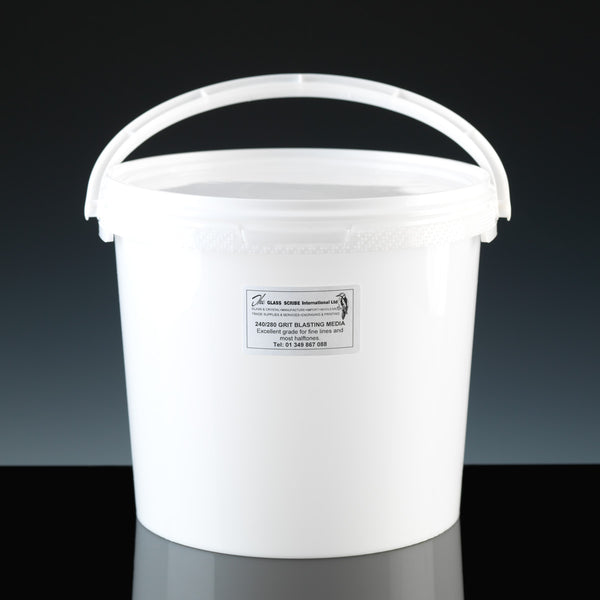 9840.01A  280 Grit Sandblasting Media - 10kg Tub